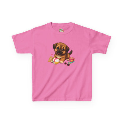 Novi Zomer Kinder T-Shirt – Schattig Puppy Shirt voor Kinderen | Creatieve Aap