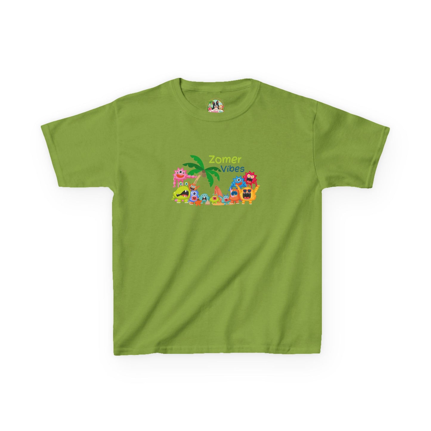 Zomer Monsters Kinder T-Shirt – Vrolijk Zomer Vibes Shirt voor Kinderen | Creatieve Aap