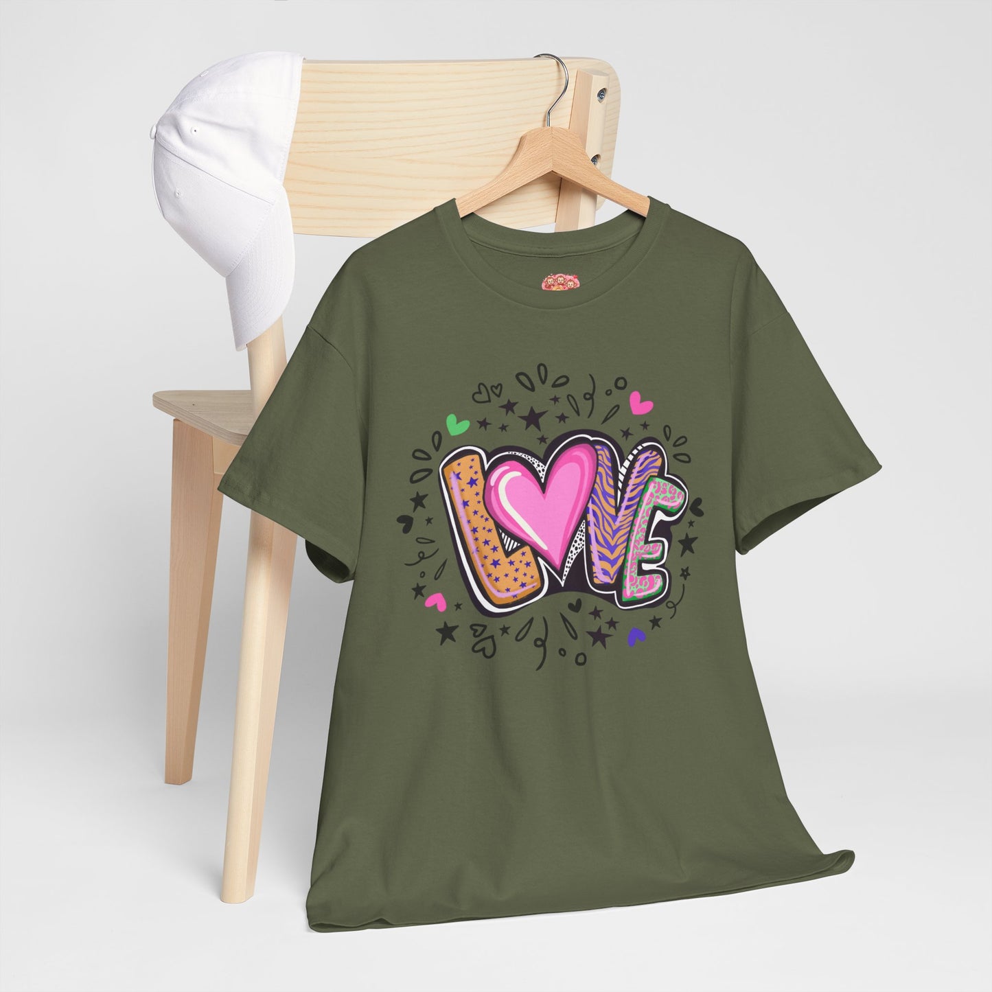 Valentijn Shirt LOVE Flower – Unisex Adult T-Shirt | Gildan 5000 | Valentijn 2026