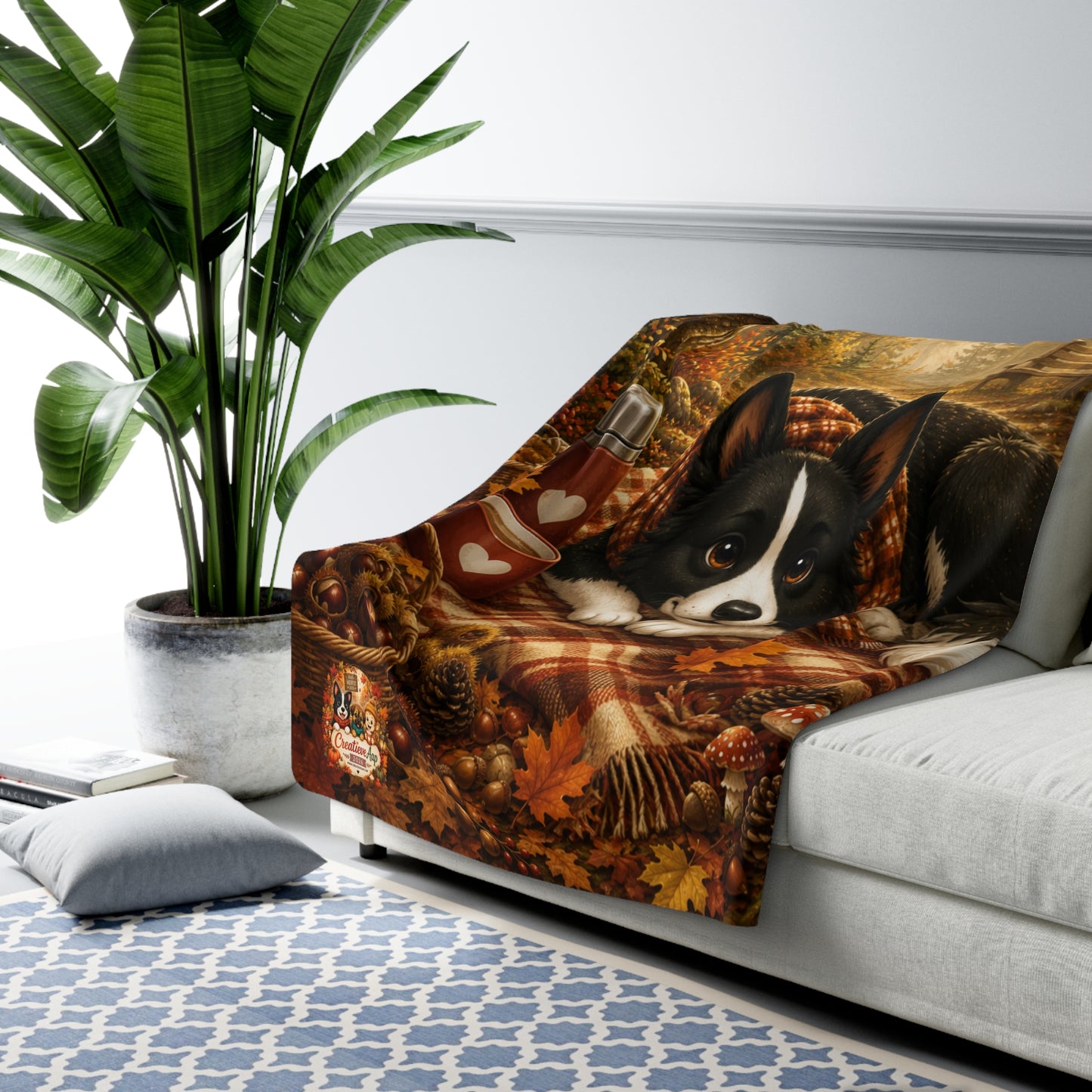 Nikita Forest Retreat Sherpa Fleece Blanket | Herfst 2026 | Creatieve Aap