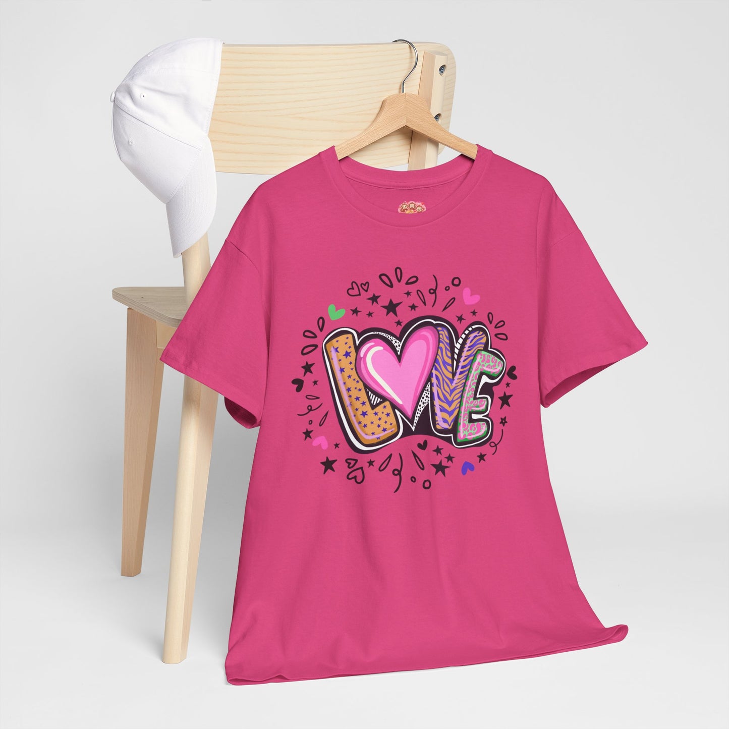 Valentijn Shirt LOVE Flower – Unisex Adult T-Shirt | Gildan 5000 | Valentijn 2026