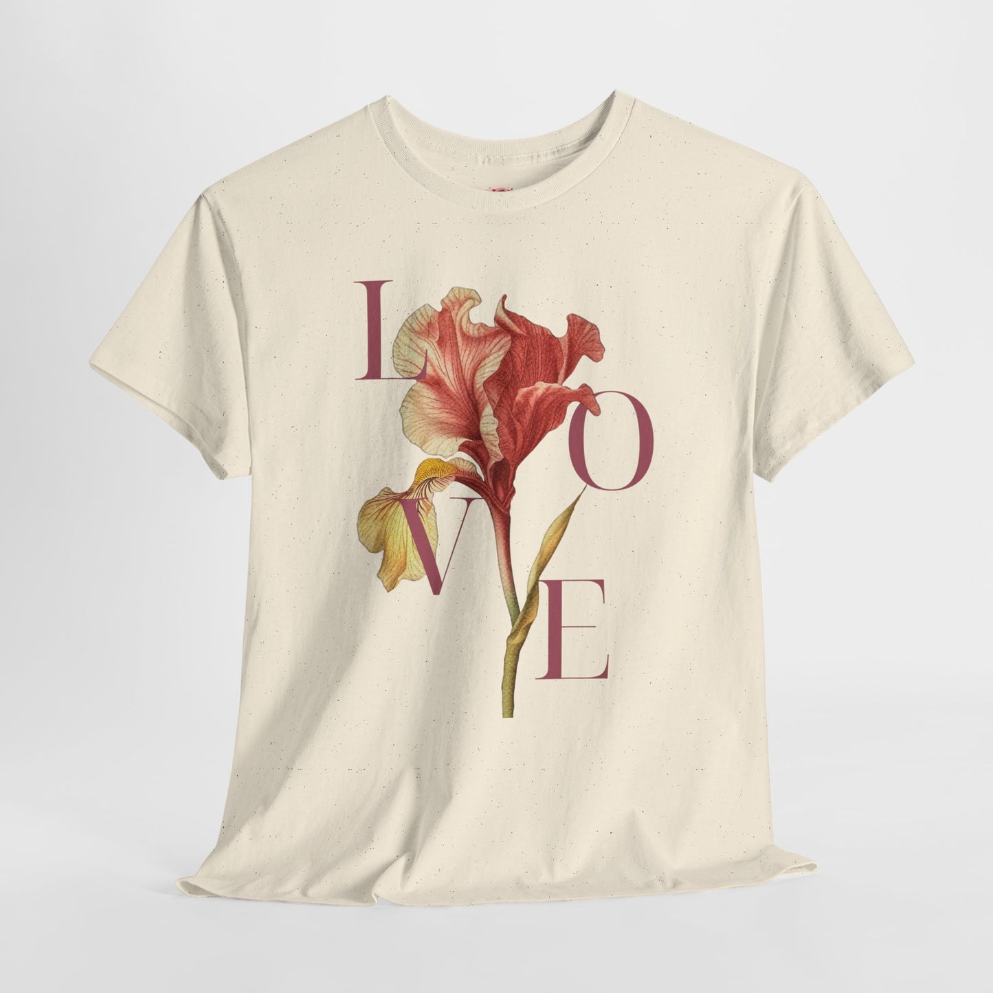 Valentijn Shirt LOVE Flower – Unisex T-Shirt Adult | Gildan 5000 | Valentijn 2026