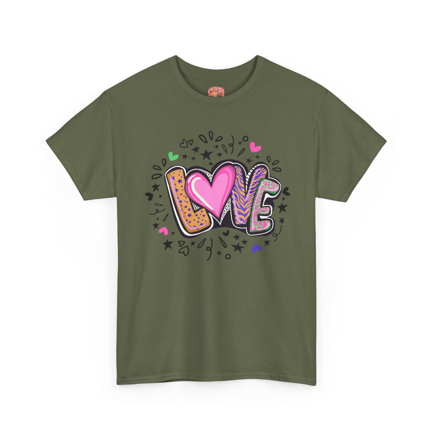 Valentijn Shirt LOVE Flower – Unisex Adult T-Shirt | Gildan 5000 | Valentijn 2026
