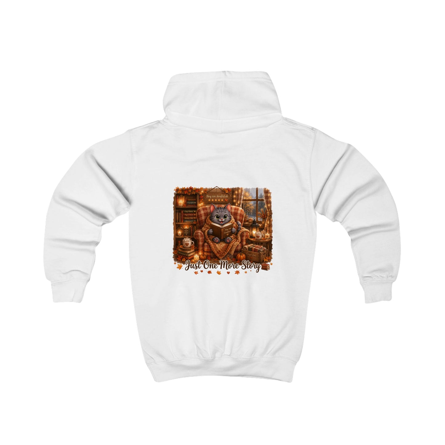 Shelby Just One More Page Kinder Hoodie | Herfst 2026 | Creatieve Aap