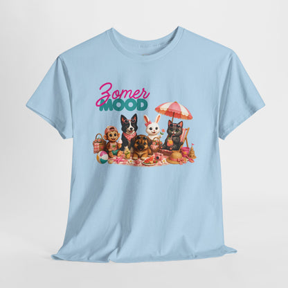 Zomer Mood T-Shirt Volwassenen – Creatieve Aap Karakters Shirt | Kawaii Zomer Shirt