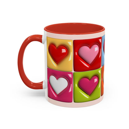 🥰 Mok “Colourful Hearts” – Valentijnseditie