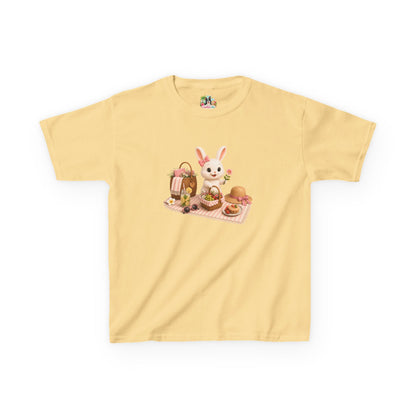 Maggie Zomer Kinder T-Shirt – Schattig Konijn Shirt voor Kinderen | Creatieve Aap