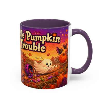 Novi Pumpkin Trouble Halloween mok – keramische mok 330 ml
