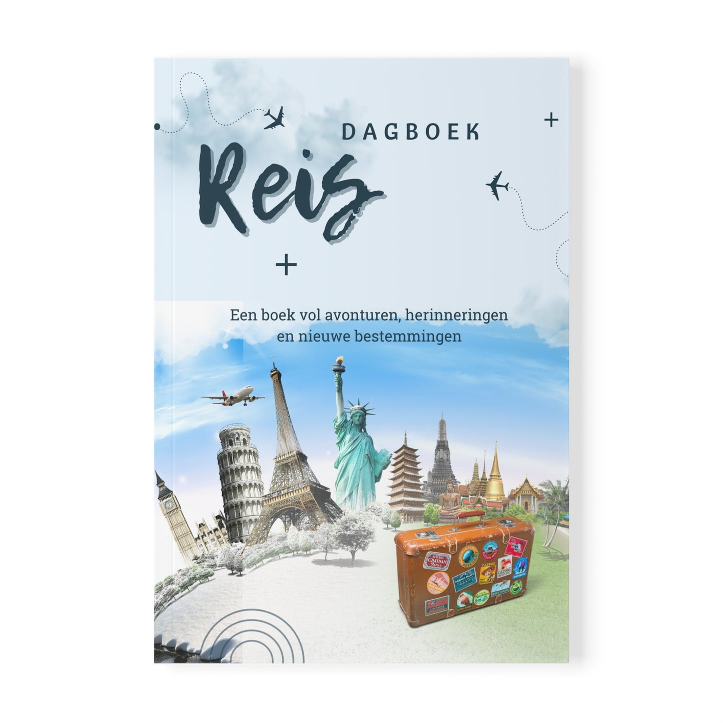 Reis Dagboek Notebook A5 | Travel Journal | Vakantie Dagboek | Bullet Journal | Creatieve Aap
