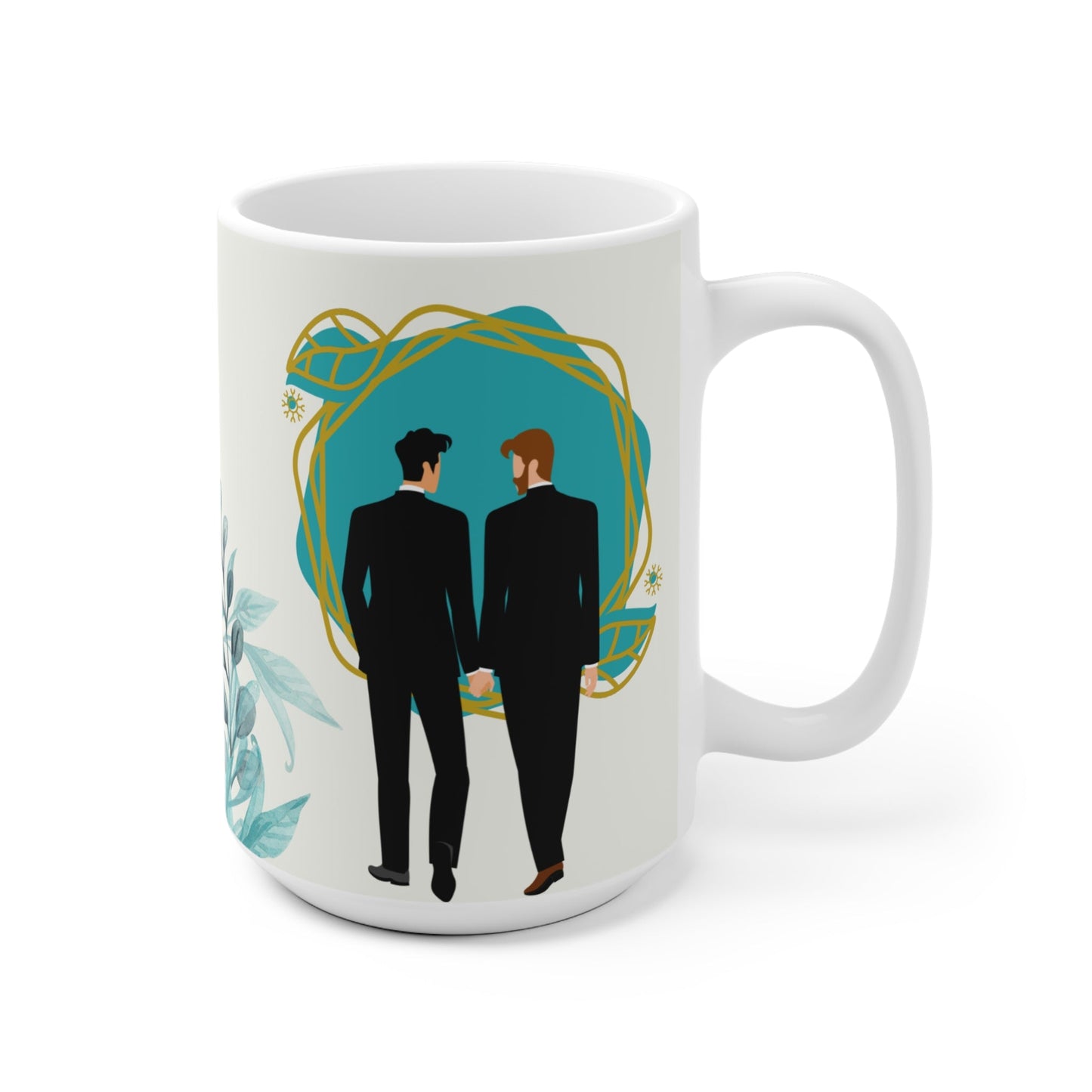 Mr. & Mr. Huwelijksmok – Liefdesvolle Cadeaumok (325 ml & 440 ml) Printify