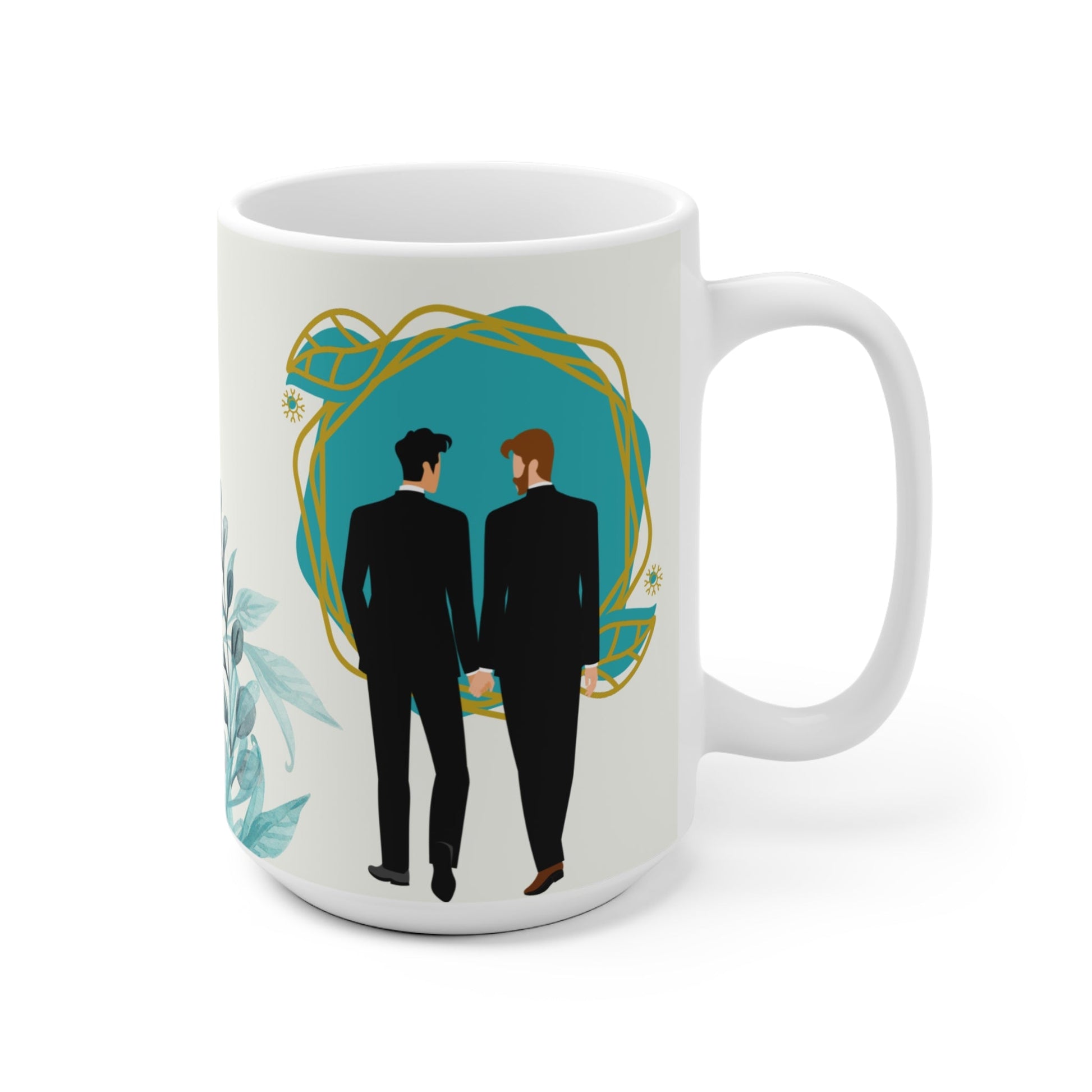 Mr. & Mr. Huwelijksmok – Liefdesvolle Cadeaumok (325 ml & 440 ml) Printify