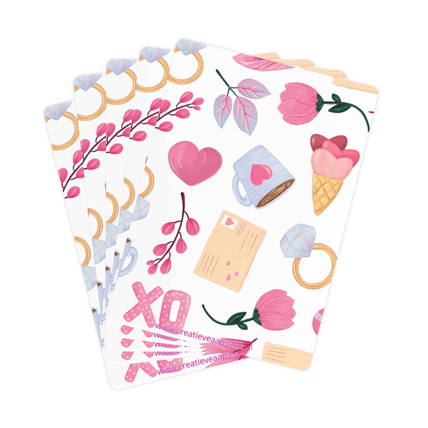 Poker Cards XO Love