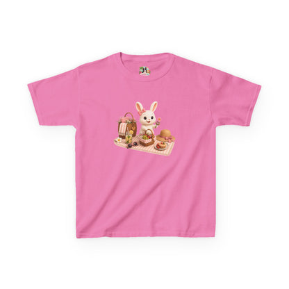 Maggie Zomer Kinder T-Shirt – Schattig Konijn Shirt voor Kinderen | Creatieve Aap