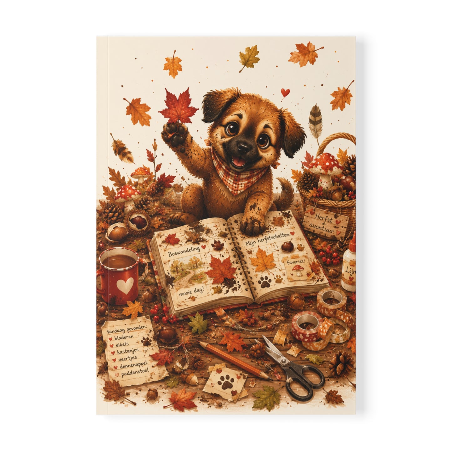 Novi Adventure Journal A5 Notebook | Herfst 2026 | Lijn Notitieboek | Creatieve Aap