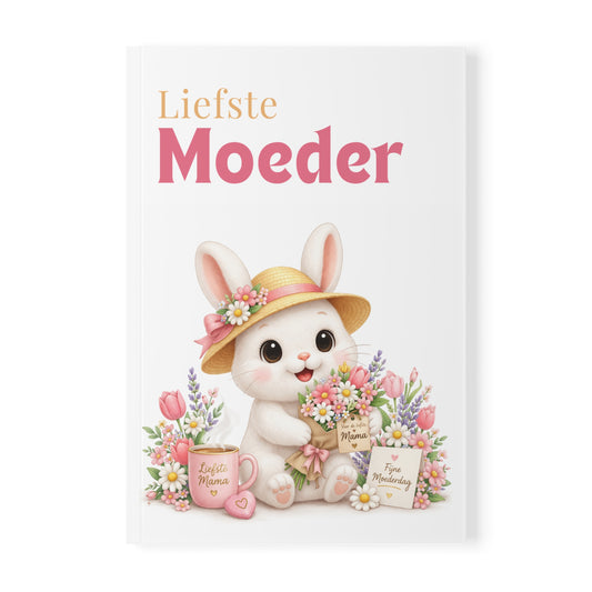 Maggie Moederdag Notitieboek A5 – Liefste Mama – Kawaii Notebook Cadeau