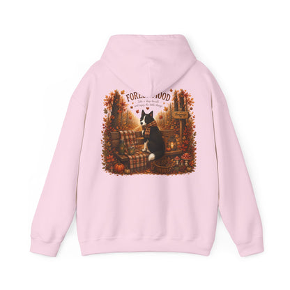 Nikita Forest Mood Hoodie – Unisex Herfst Hoodie | Laika Yakut Design | Gildan 18500
