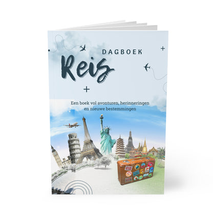 Reis Dagboek Notebook A5 | Travel Journal | Vakantie Dagboek | Bullet Journal | Creatieve Aap