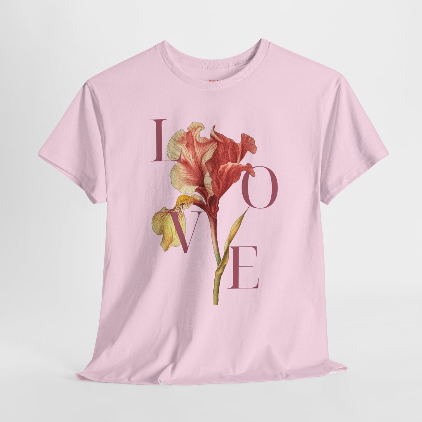 Valentijn Shirt LOVE Flower – Unisex T-Shirt Adult | Gildan 5000 | Valentijn 2026
