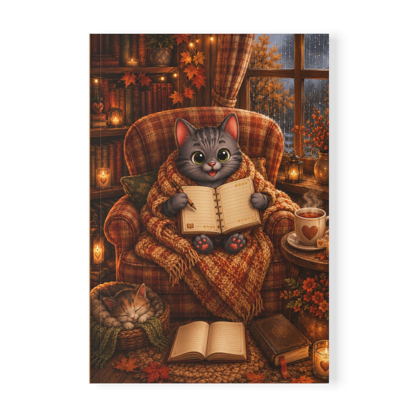 Shelby's Knusse Herfstleeshoek A5 Notebook | Herfst 2026 | Lijn Notitieboek | Creatieve Aap