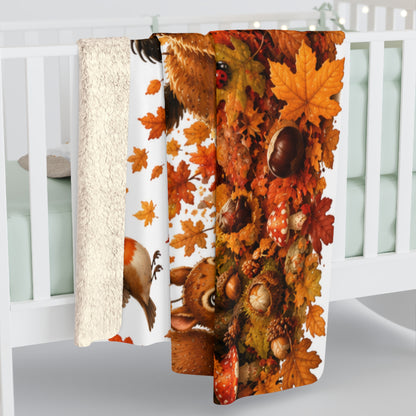Novi Leaf Adventure Sherpa Fleece Blanket | Herfst 2026 | Creatieve Aap