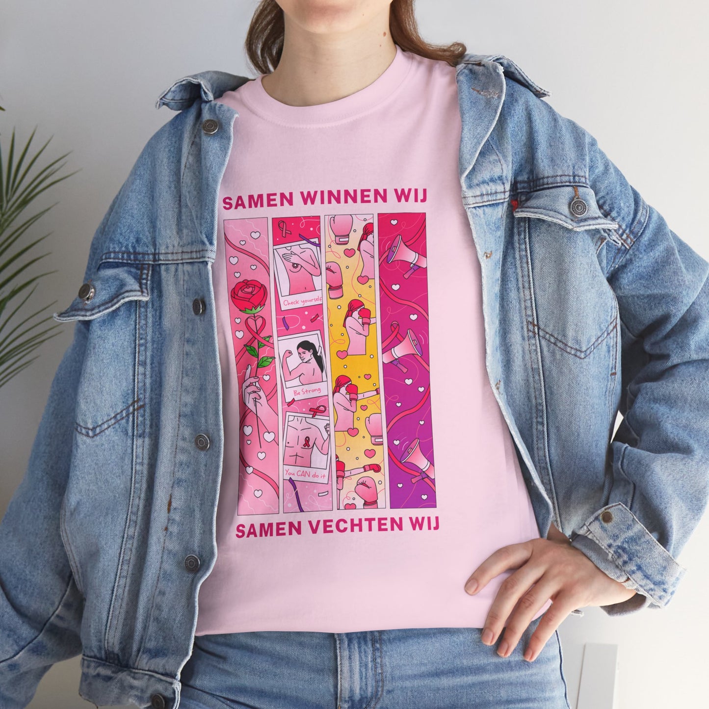 Unisex Heavy Cotton Tee – Samen Winnen Wij, Samen Vechten Wij