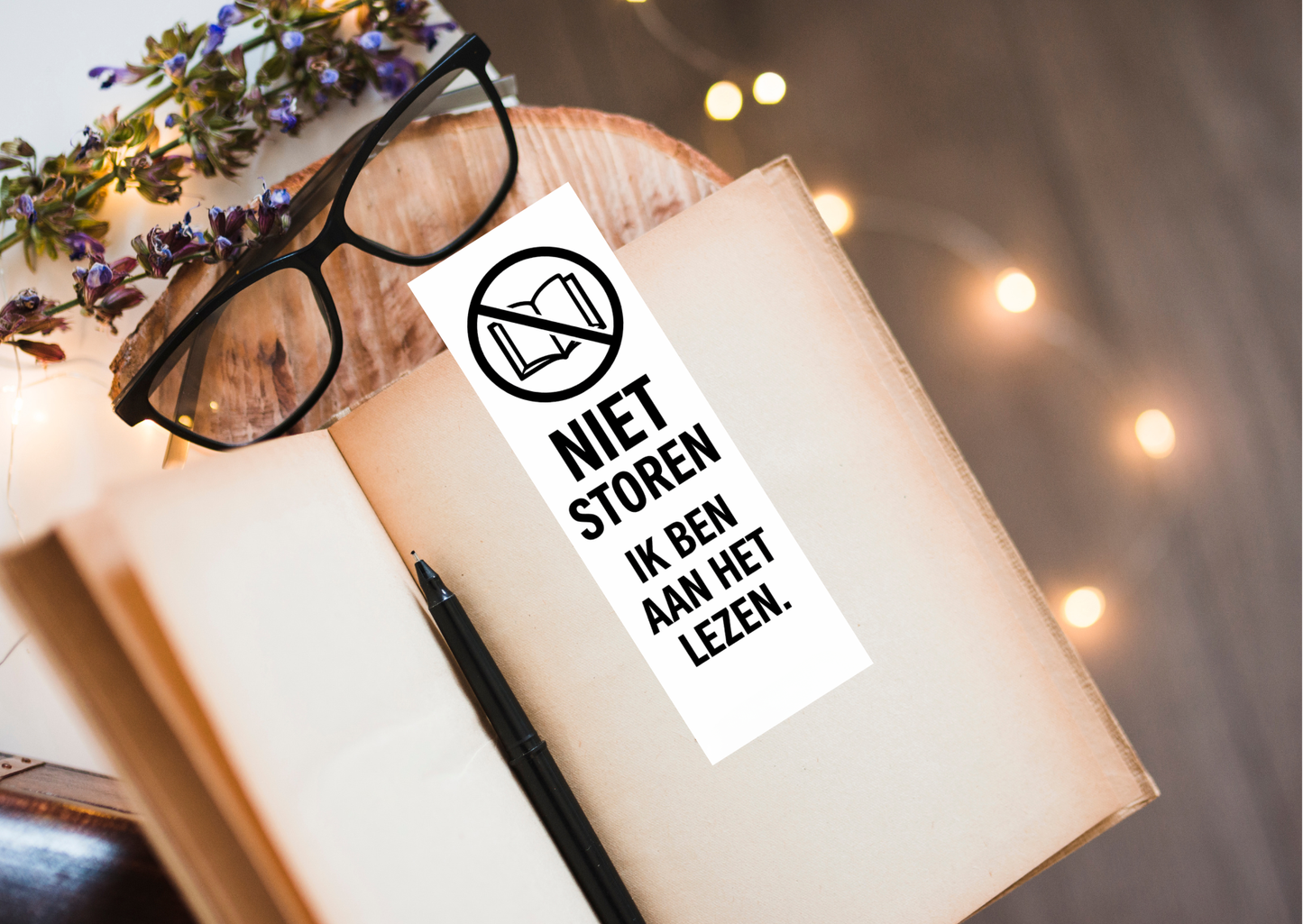 Boekenlegger Niet Storen – Ik ben aan het lezen | Boekenweek 2026