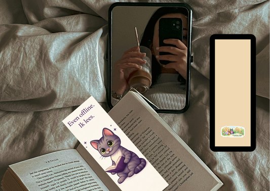 Boekenlegger Shelby – Even offline. Ik lees. | Boekenweek 2026