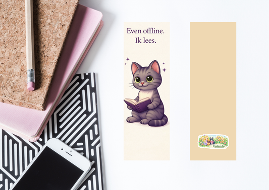 Boekenlegger Shelby – Even offline. Ik lees. | Boekenweek 2026