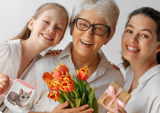 Moederdag mok “Geniet van je rust” met Shelby – keramische mok 330 ml – cadeau mama