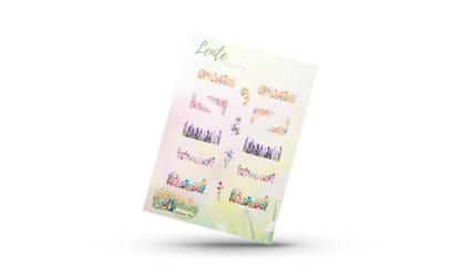 Planner Stickers Fleurige Decoratie – Lente Collectie 2026 | Bloemen