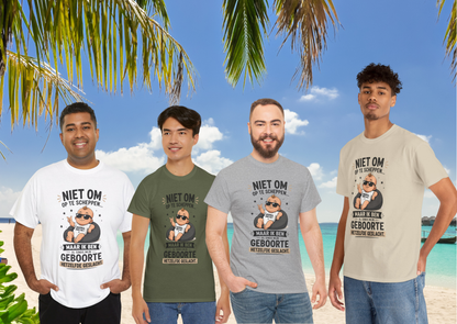Niet om op te scheppen maar ik ben al sinds mijn geboorte hetzelfde geslacht | Humor T-shirt Unisex