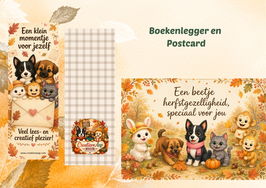 Slakkenpost Herfst 2026 – Creatief Herfstpakket met Stickers, Scrapbookpapier, Kaarten & Verrassingen