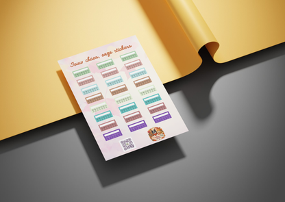 Herfst Mood Tracker Planner Vinyl Stickers | A6 & A5 | Handmade | Planner Stickers | Creatieve Aap
