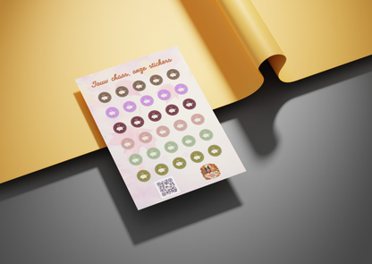 Herfst Spaarvarken Planner Vinyl Stickers | Budget Stickers | A6 & A5 | Handmade | Creatieve Aap