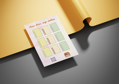Herfst Afspraken Planner Vinyl Stickers | Planner Stickers | A6 & A5 | Handmade | Creatieve Aap