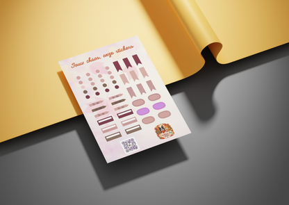 Herfst Planning Accessoires Planner Vinyl Stickers | A6 & A5 | Handmade | Planner Stickers | Creatieve Aap