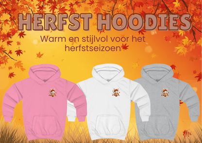 Maggie – Baking Makes Me Happy Kinder Hoodie | Herfst 2026 | Creatieve Aap