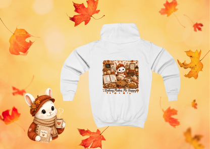 Maggie – Baking Makes Me Happy Kinder Hoodie | Herfst 2026 | Creatieve Aap