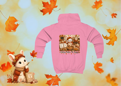 Maggie – Baking Makes Me Happy Kinder Hoodie | Herfst 2026 | Creatieve Aap