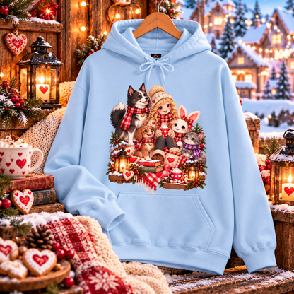 Midwinter Village – Wintergezelligheid | Unisex Hoodie