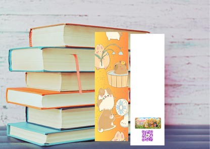 Kawaii Zomer Boekenlegger – Handgemaakt – 5,5 x 15 cm