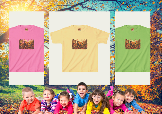 Novi's Bosontdekking Kinder T-shirt | Herfst 2026 | Creatieve Aap