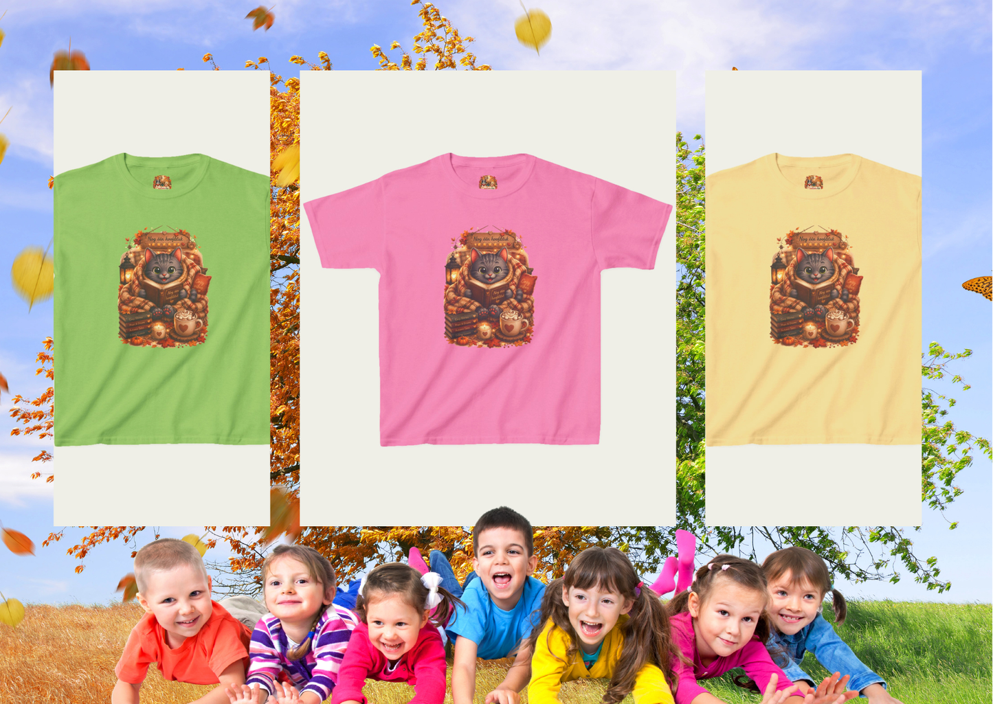 Shelby – Nog Eén Hoofdstuk Kinder T-shirt | Herfst 2026 | Creatieve Aap