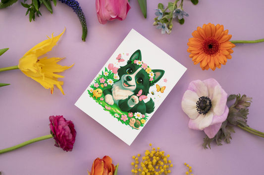 Nikita Lente Wenskaart – Bloemen & Voorjaarsgeluk | Lente 2026