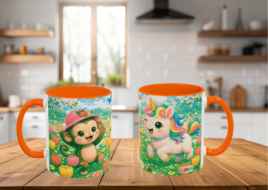 Lente Kriebels Beker – Kawaii Lente Dieren | 330 ml Keramiek