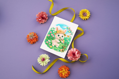 Maggie Lente Wenskaart – Bloemen & Voorjaarsgeluk | Lente 2026