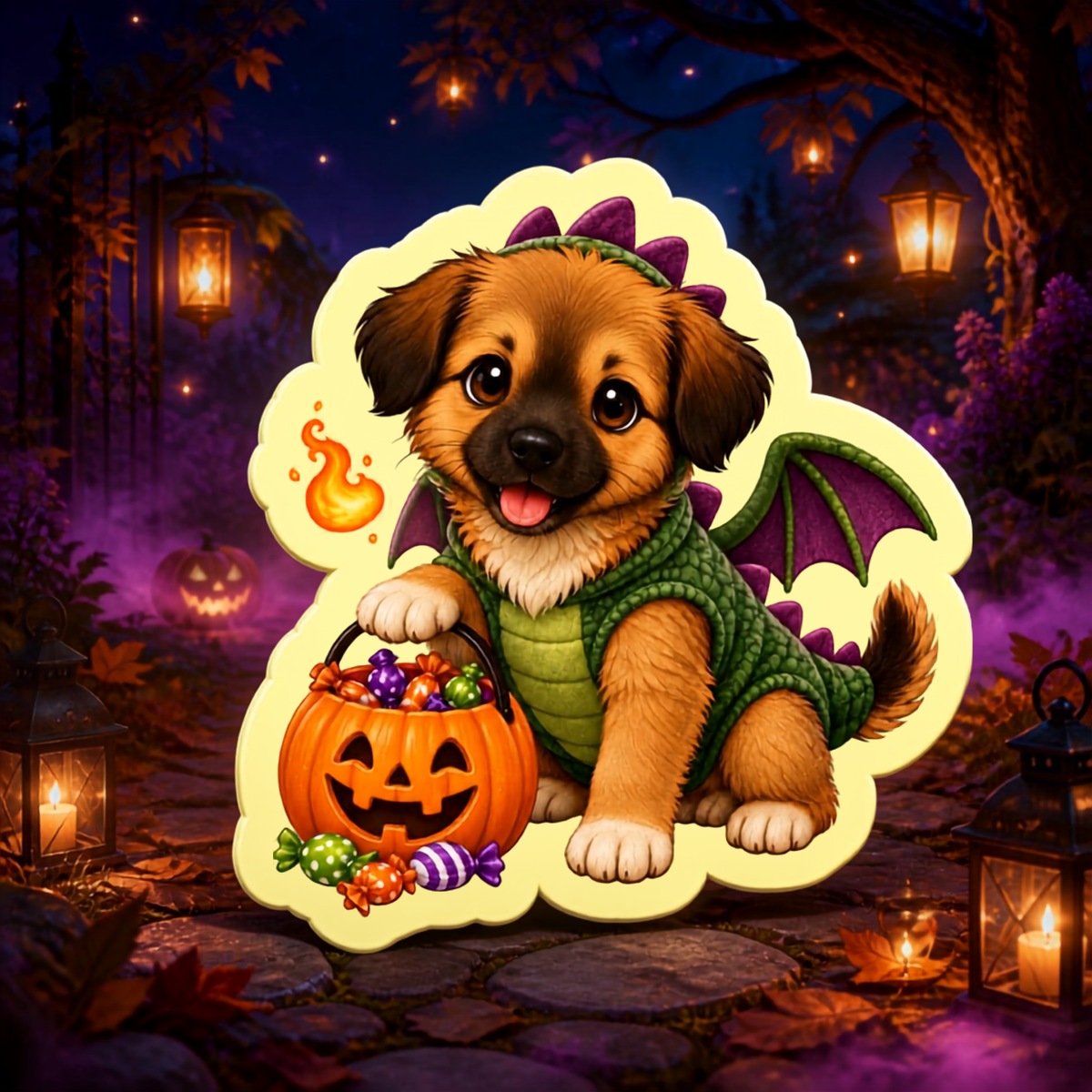 Halloween stickers 2026 – losse stickers van ca. 8 cm of set van 7