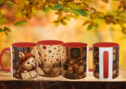 Maggie Cozy Café Herfst Mok 330 ml | Keramische Koffie- en Theemok | Creatieve Aap Herfst Collectie 2026