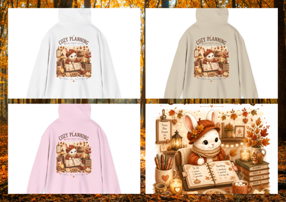 Maggie Cozy Planning Hoodie – Unisex Dubbelzijdig Bedrukt | Herfst Hoodie | Planner Hoodie | Gildan 18500