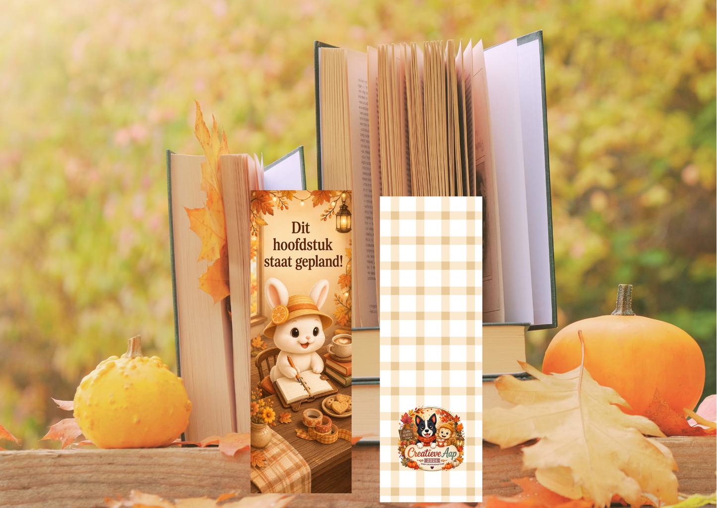 Maggie – Dit Hoofdstuk Staat Gepland! Boekenlegger | Handgemaakt | Herfstcollectie 2026
